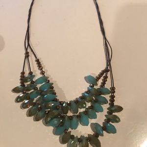 Woman’s Turquoise Layered Necklace
